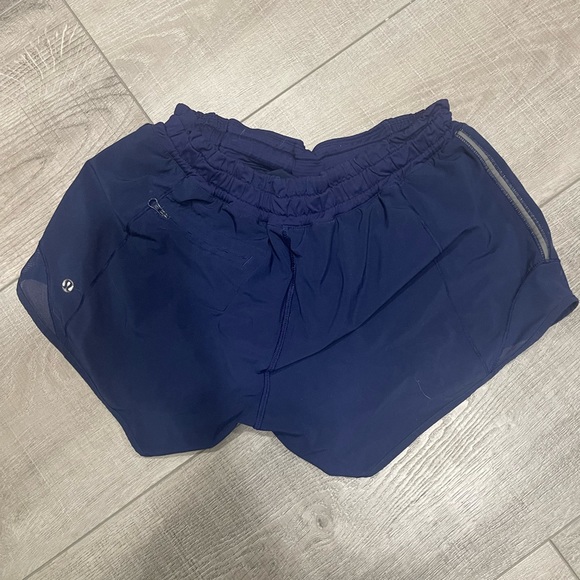 Navy Lululemon Hotty Hots 4” - Picture 2 of 6